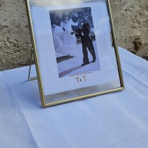 Foto impresa en tela, bordada